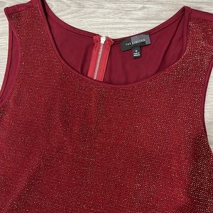 Sparkly red/maroon color tank top